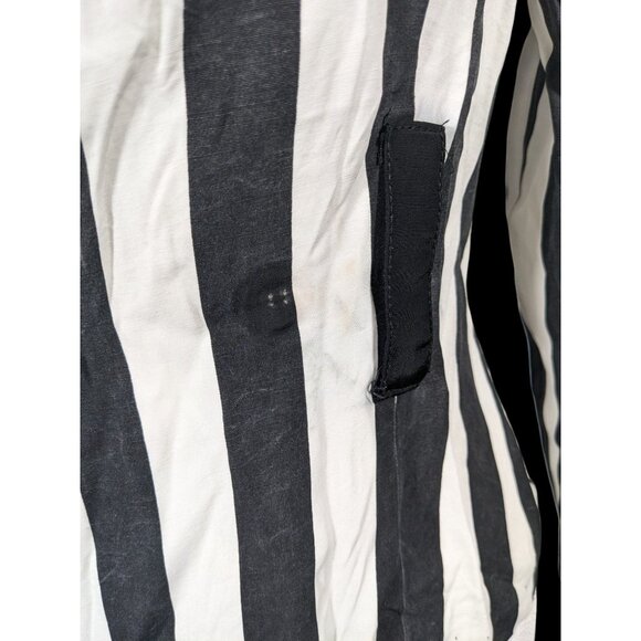 Vintage Workables by Francine Browner Black And White Striped Blazer - Picture 8 of 11
